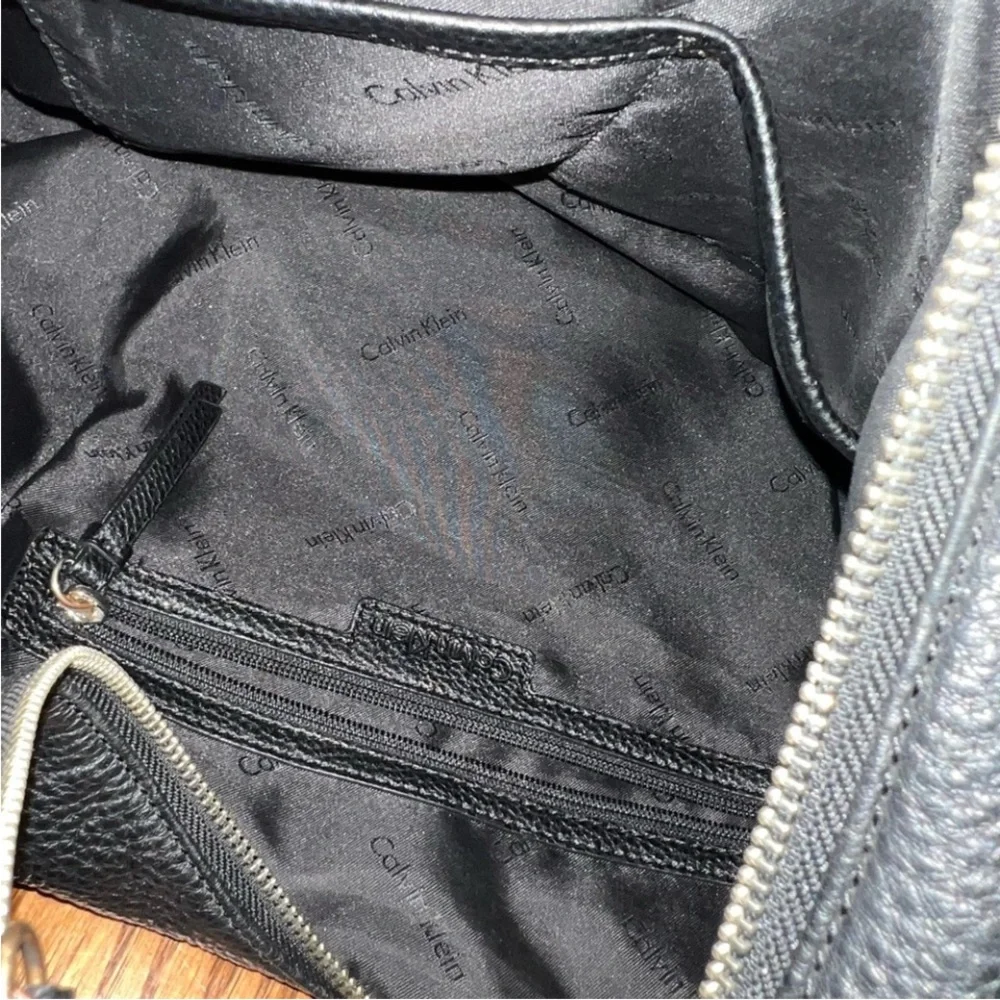 Calvin Klein Black Studded Hobo Bag